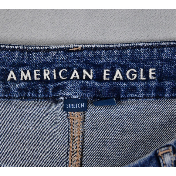 American Eagle Jeans Womens 20 Long (37x33) Curvy Super Hi-Rise Baggy Wide Leg - Picture 2 of 12